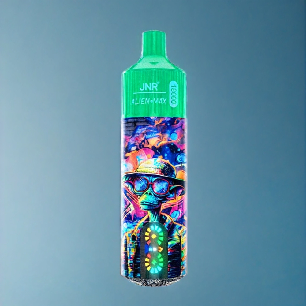 JNR Alien Max 18000 Puffs Frosset Æble Dual Mesh Coil Engros Danmark