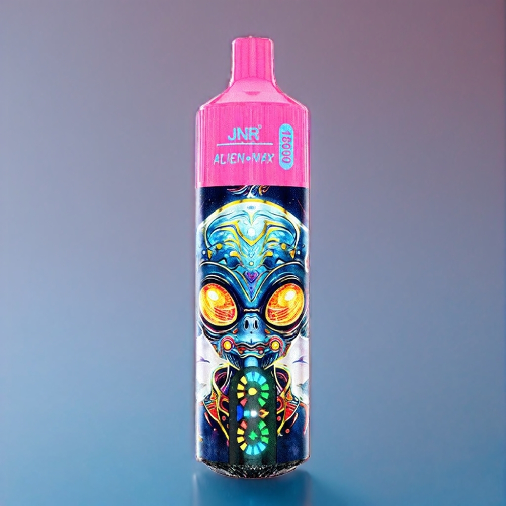 JNR Alien Max 18000 Puffs Jordbær Is med Dual Mesh Coil Engros Danmark