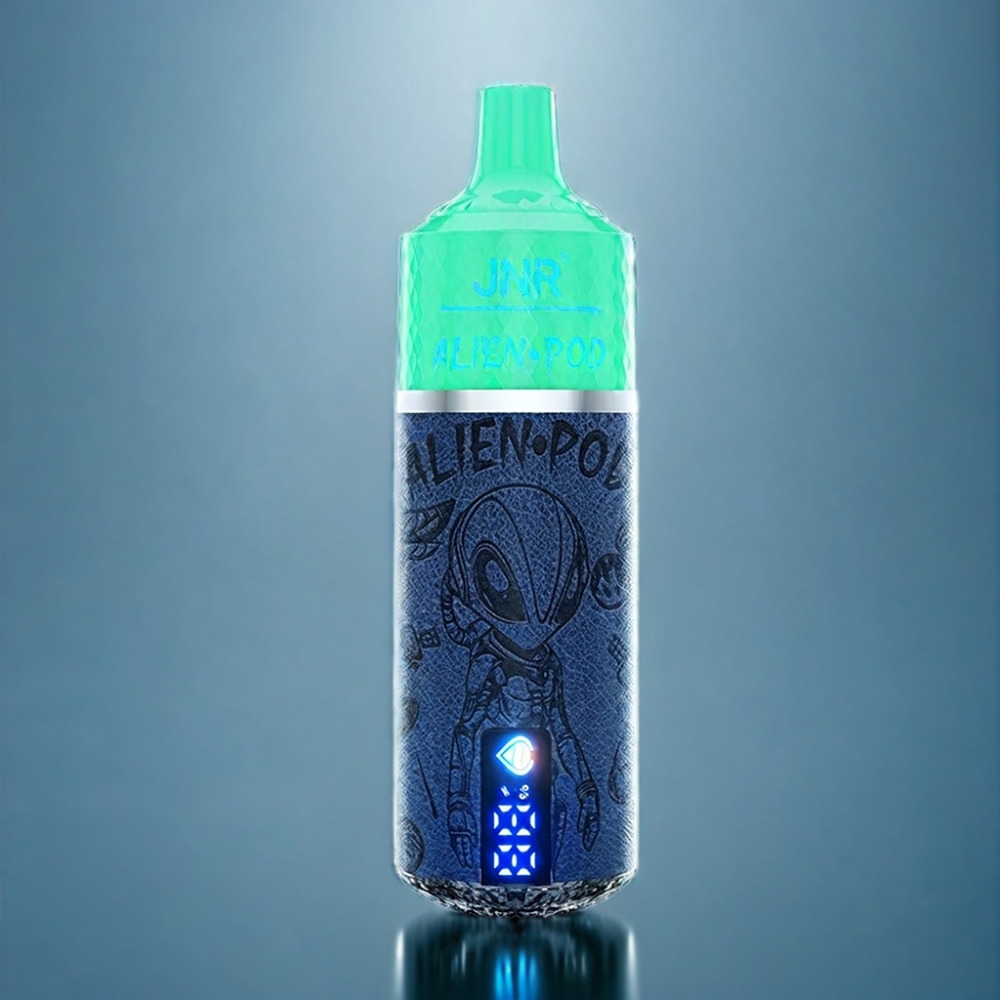 JNR Alien Pod 13000 Puffs Blåbær Meganate Is Engros Danmark Mesh Core