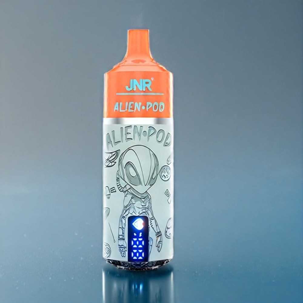 JNR Alien Pod 13000 Puffs Hvid Fersken Razz Engros Danmark Mesh Core