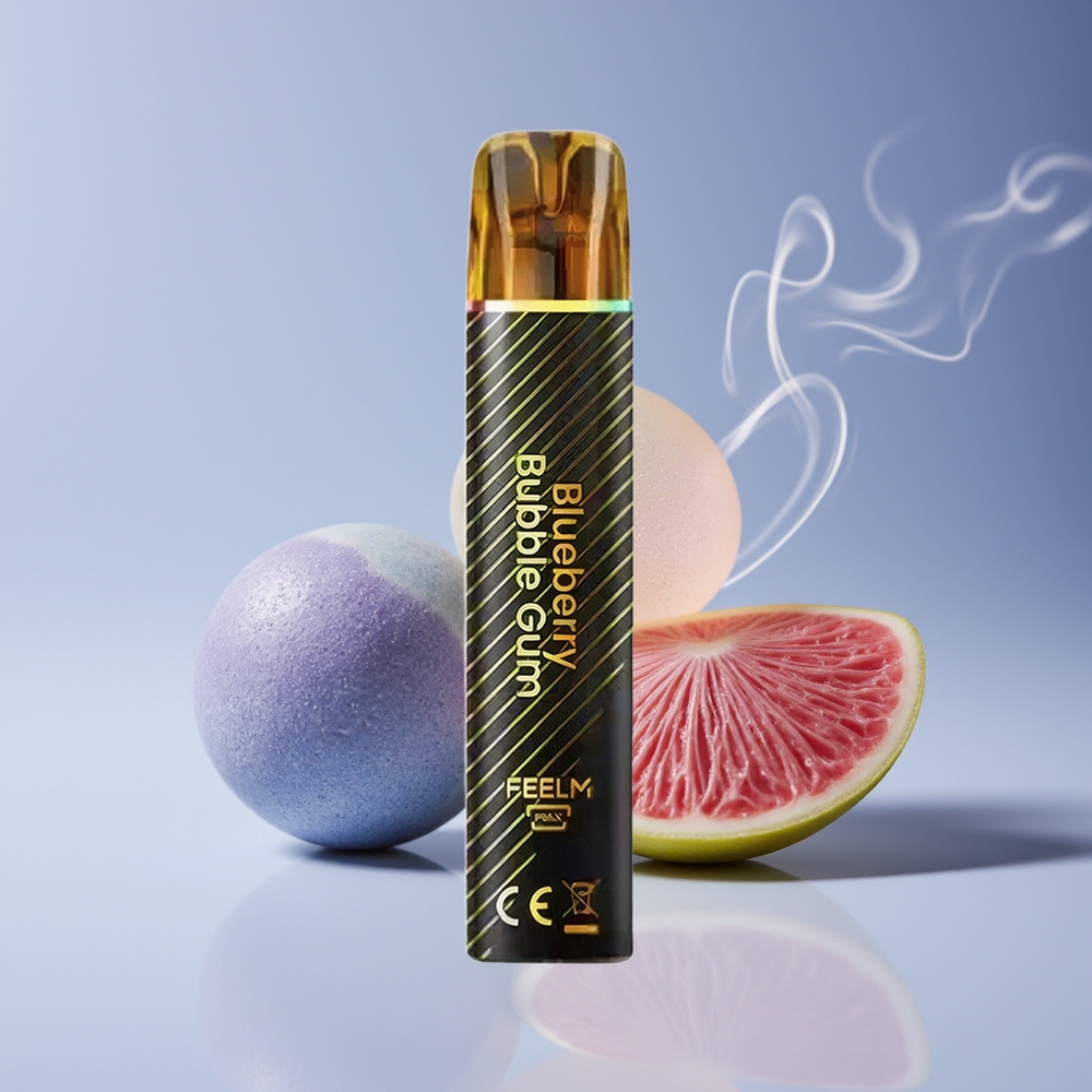 JNR Black&Golden 600+200 Puffs 550mAh Engros Danmark Blåboble Bubblegum