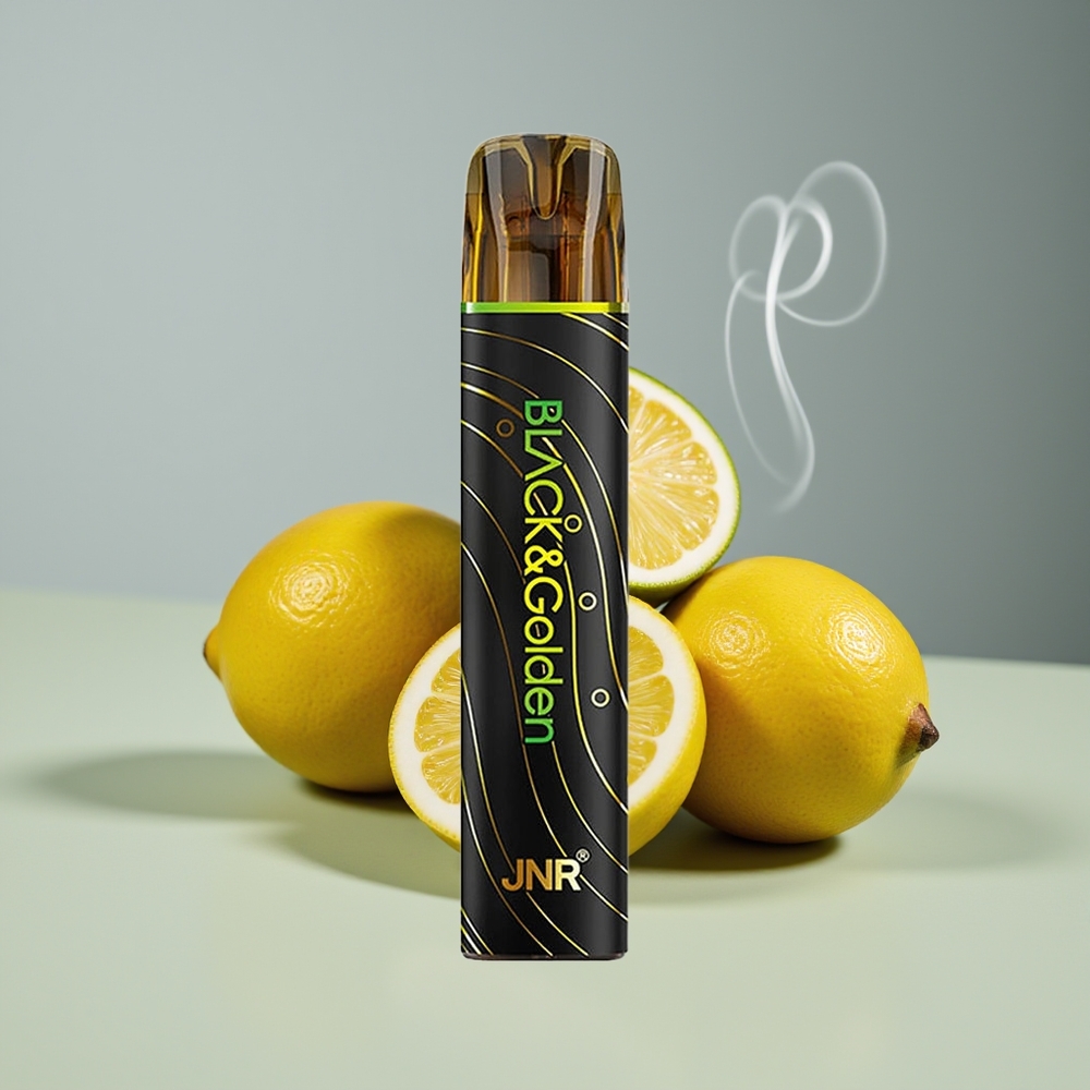 JNR Black&Golden 600+200 Puffs 550mAh Engros Danmark Citron & Lime