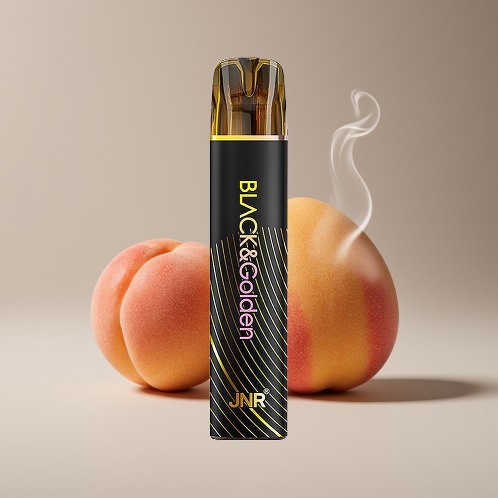JNR Black&Golden 600+200 Puffs 550mAh Engros Danmark Fersken Mango