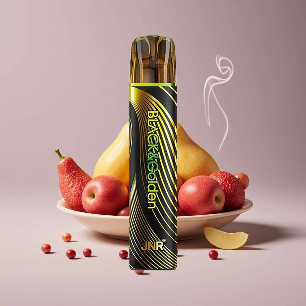 JNR Black&Golden 600+200 Puffs 550mAh Engros Danmark