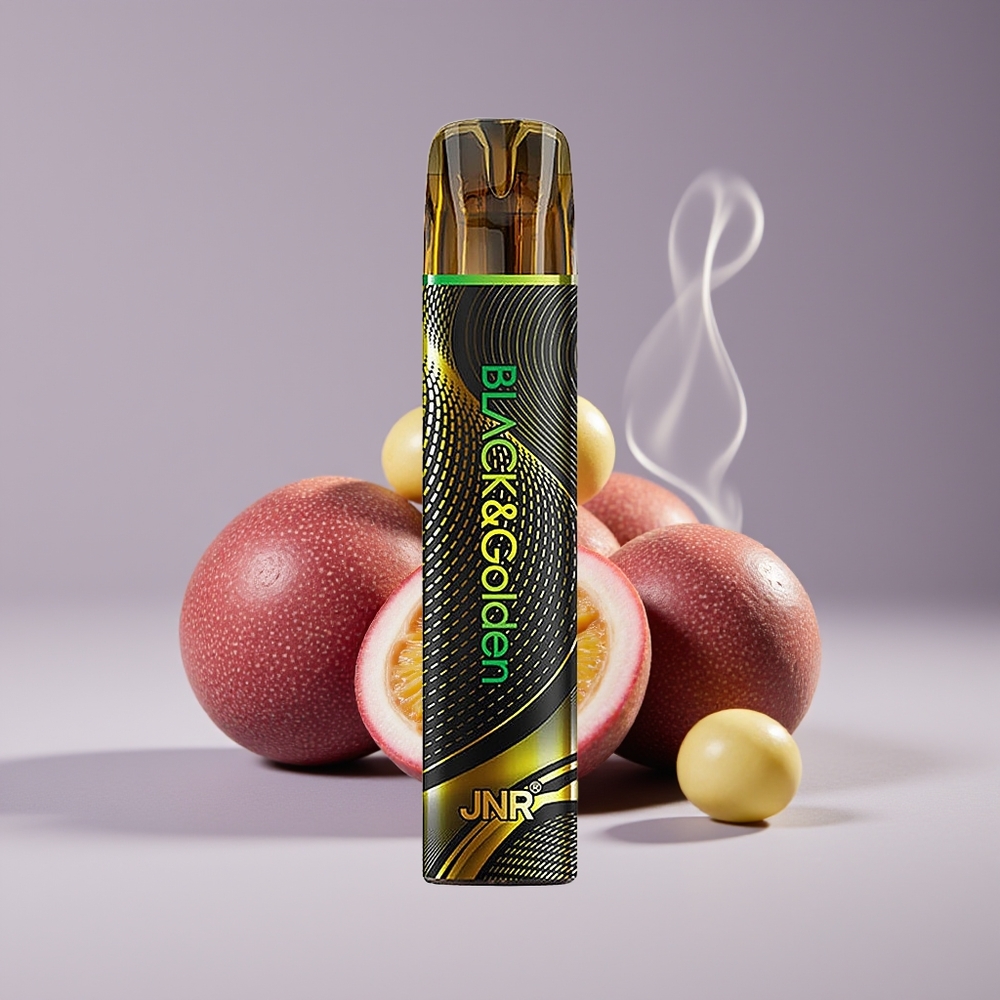 JNR Black&Golden 600+200 Puffs Passion Monster 550mAh Engros Danmark