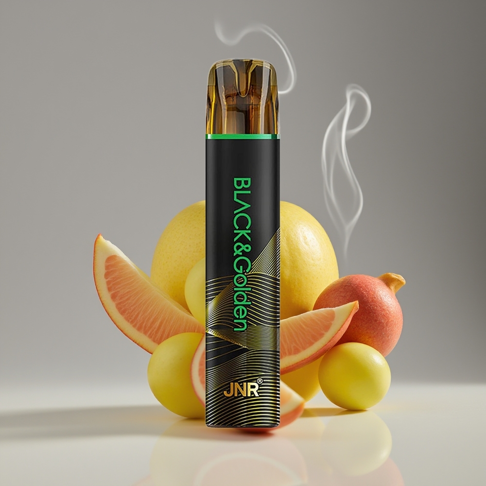 JNR Black&Golden 600+200 Pust 2ml Engros Danmark Sur Æble