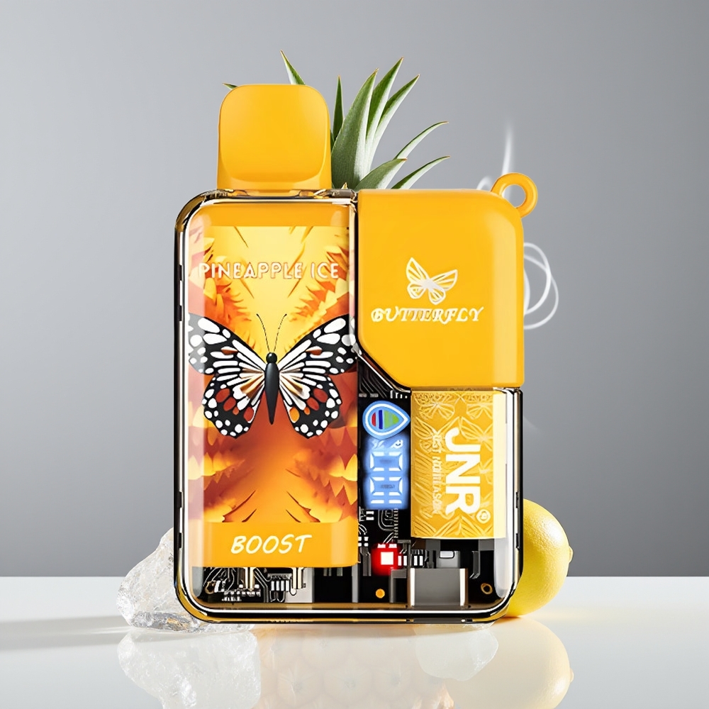 JNR Butterfly 8500 Puffs Engros Danmark 1200mAh Ananas Is Disposable Vape