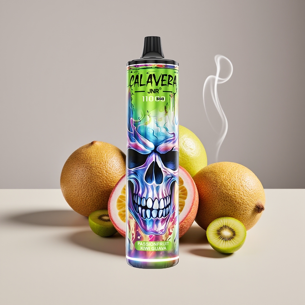 JNR Calavera 11000 Puffs Engros Danmark 21ml E-Liquid Passionsfrugt Kiwi Guava