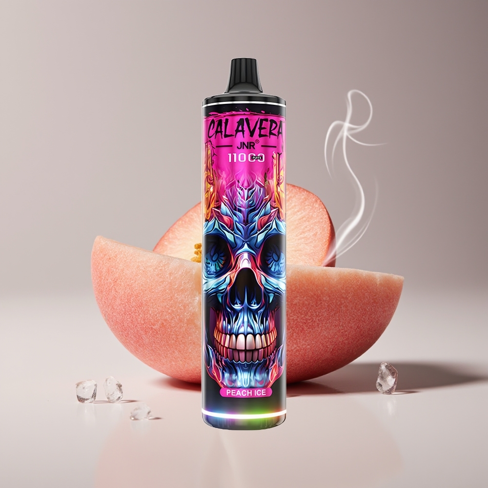 JNR Calavera 11000 Puffs Engros Danmark 21ml Fersken Is Disposable Vape