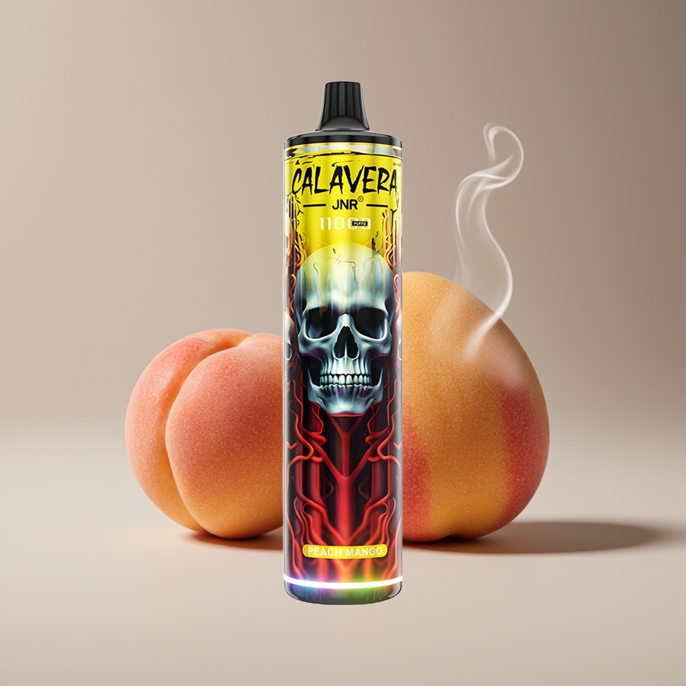 JNR Calavera 11000 Puffs Engros Danmark 850 mAh Fersken Mango Bærbare Vape