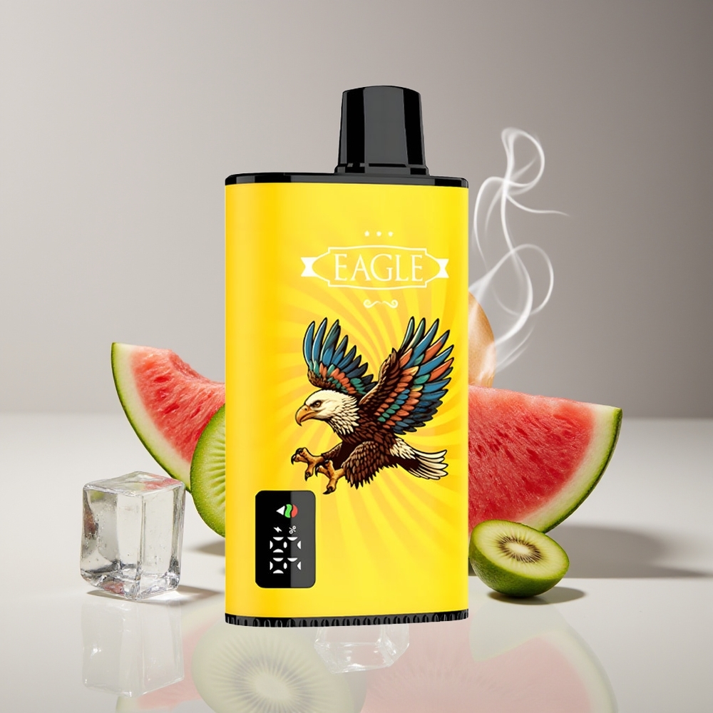 JNR EAGLE Smart 23000 Puffs Engros Danmark Disposable Vape Kiwi Vandmelon Is med Digital Skærm