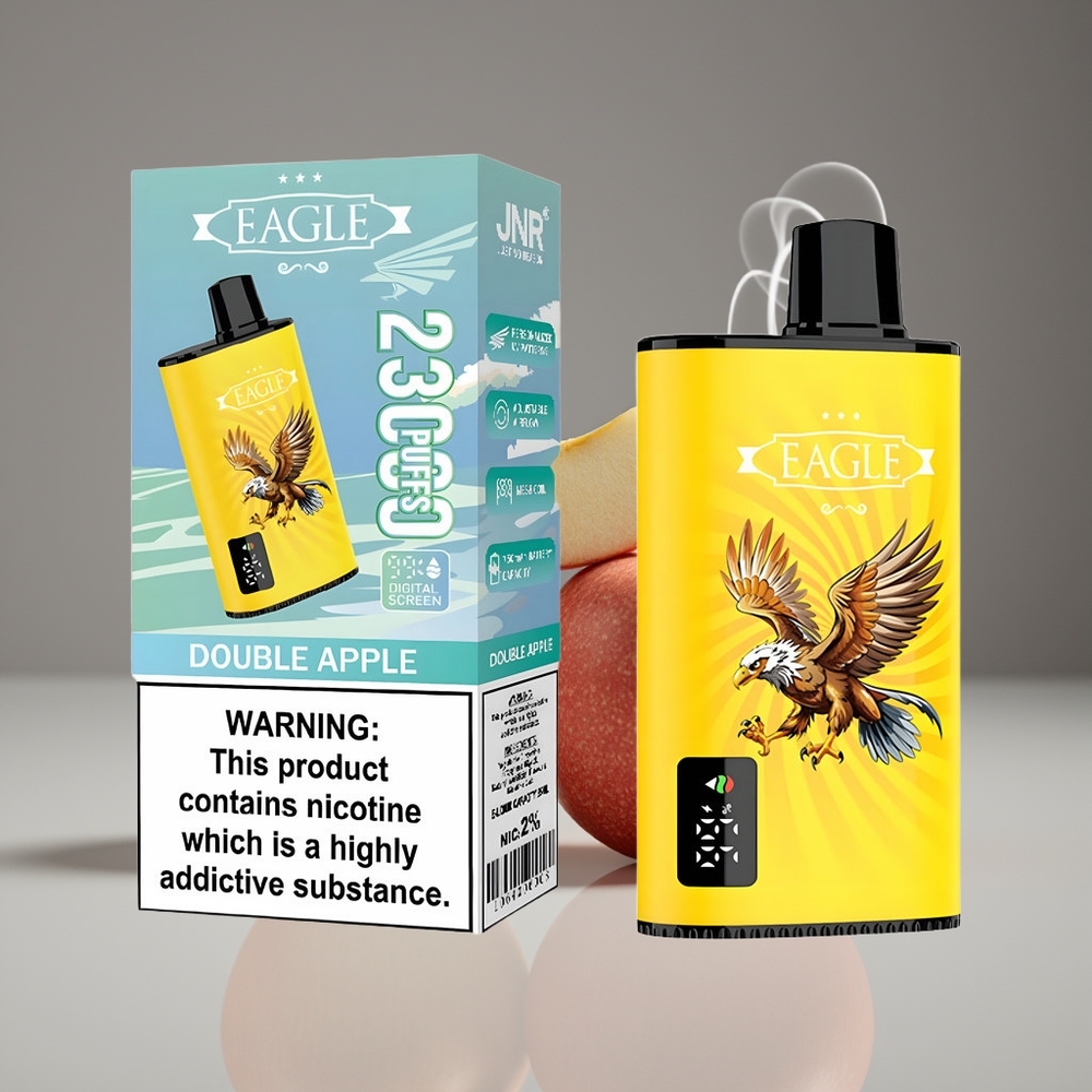 JNR EAGLE Smart 23000 Puffs Engros Danmark Dobbelt Æble 1.0ohm Mesh Coil