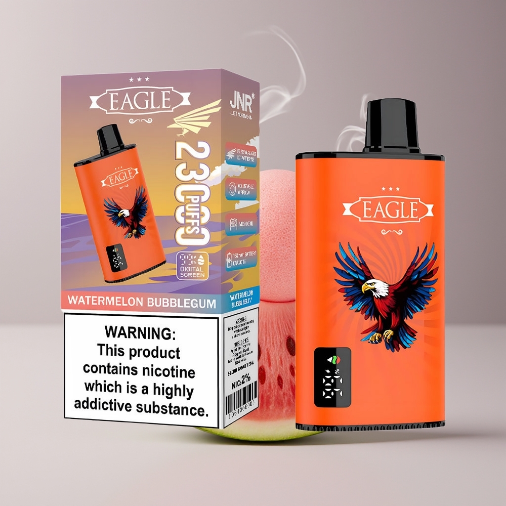 JNR EAGLE Smart 23000 Puffs Engros Danmark Vandmelon Bubblegum 1.0ohm Mesh Coil
