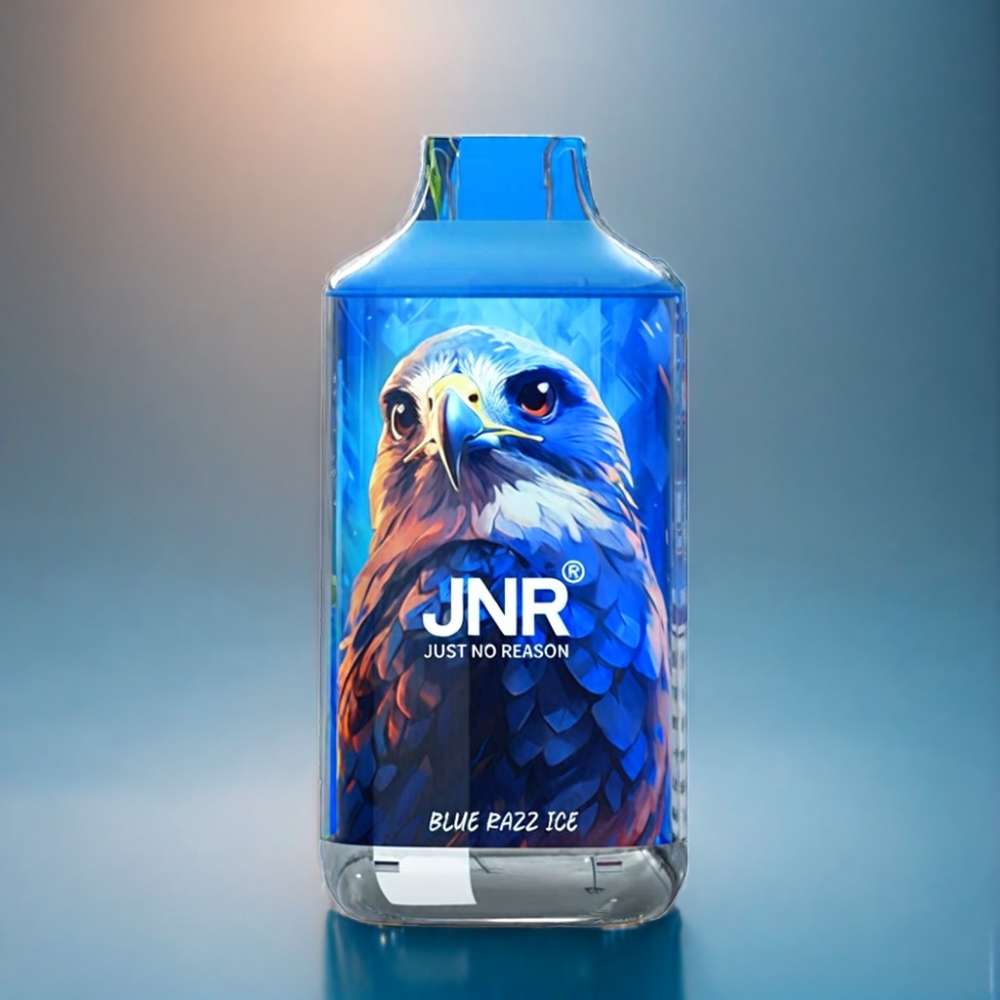 JNR Falcon 16000 Puffs Blå Hindbær Is med Smart LED Display Engros Danmark