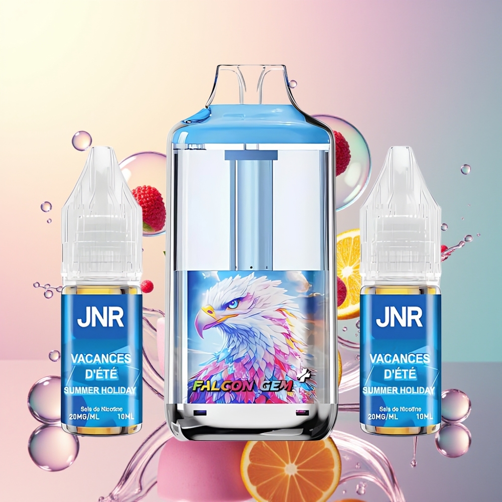 JNR Falcon GEM⁺ 30000 Puffs Synlig E-liquid Tank Engros Danmark