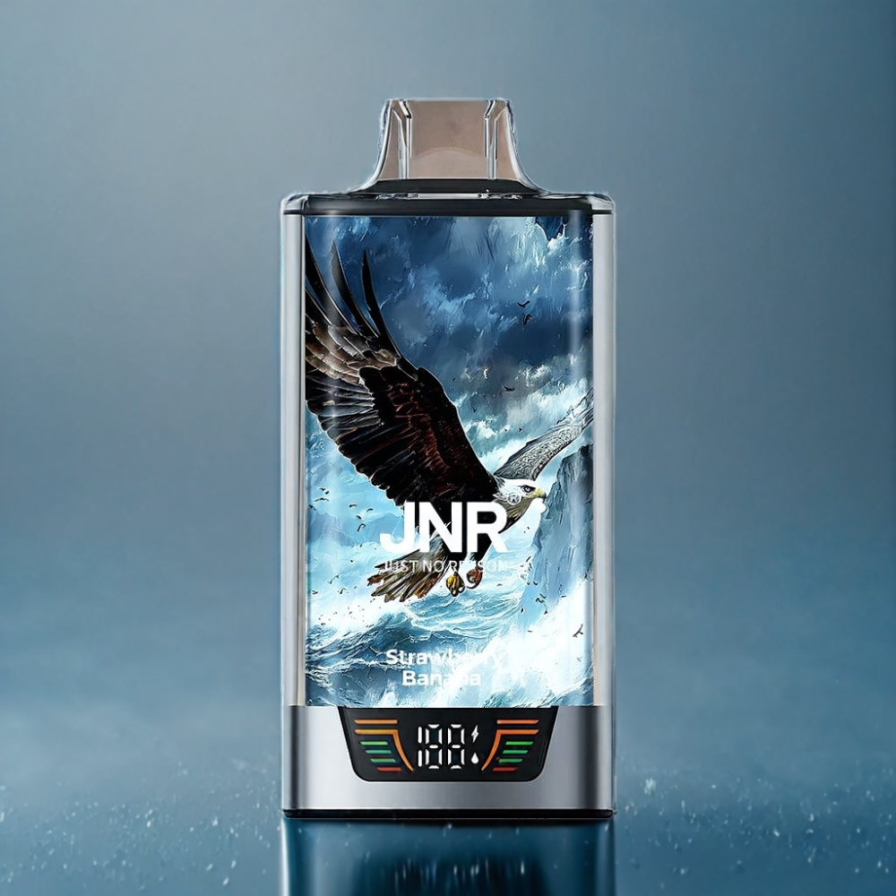 JNR Falcon Pro 28000 Puffs Jordbær Banan Smart Skærm Engros Danmark