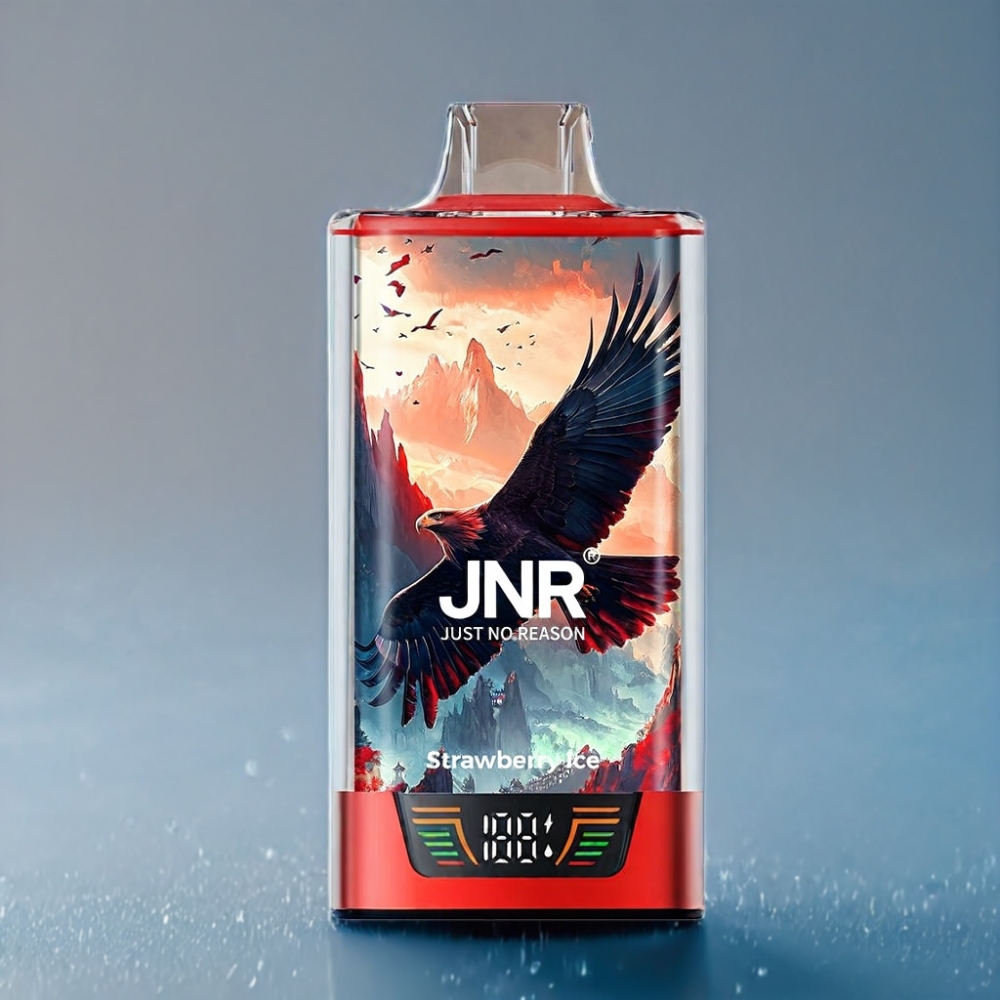 JNR Falcon Pro 28000 Puffs Jordbær Is Smart Screen Engros Danmark