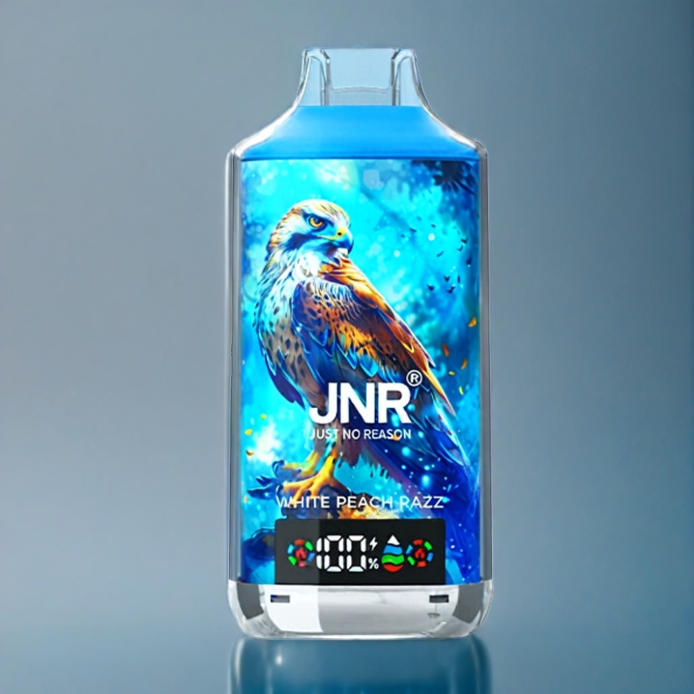 JNR Falcon X 18000 Puffs Hvid Fersken Razz 750mAh Engros Danmark
