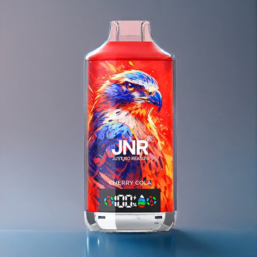JNR Falcon X 18000 Puffs Kirsebær Engros Danmark Digital Display