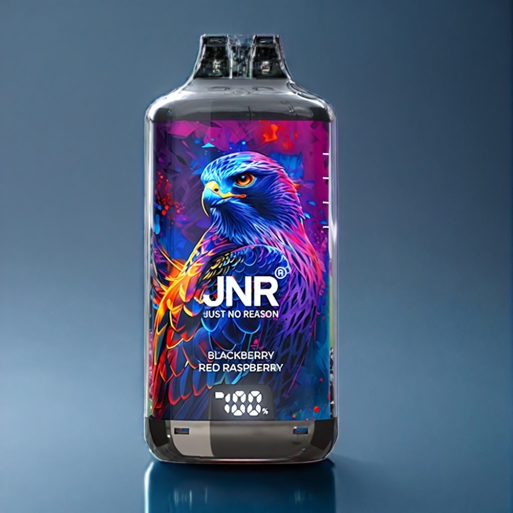 JNR Falcon X⁺ 28000 Puffs Engros Danmark Sort Bær Rød Hindbær Top Refill Design