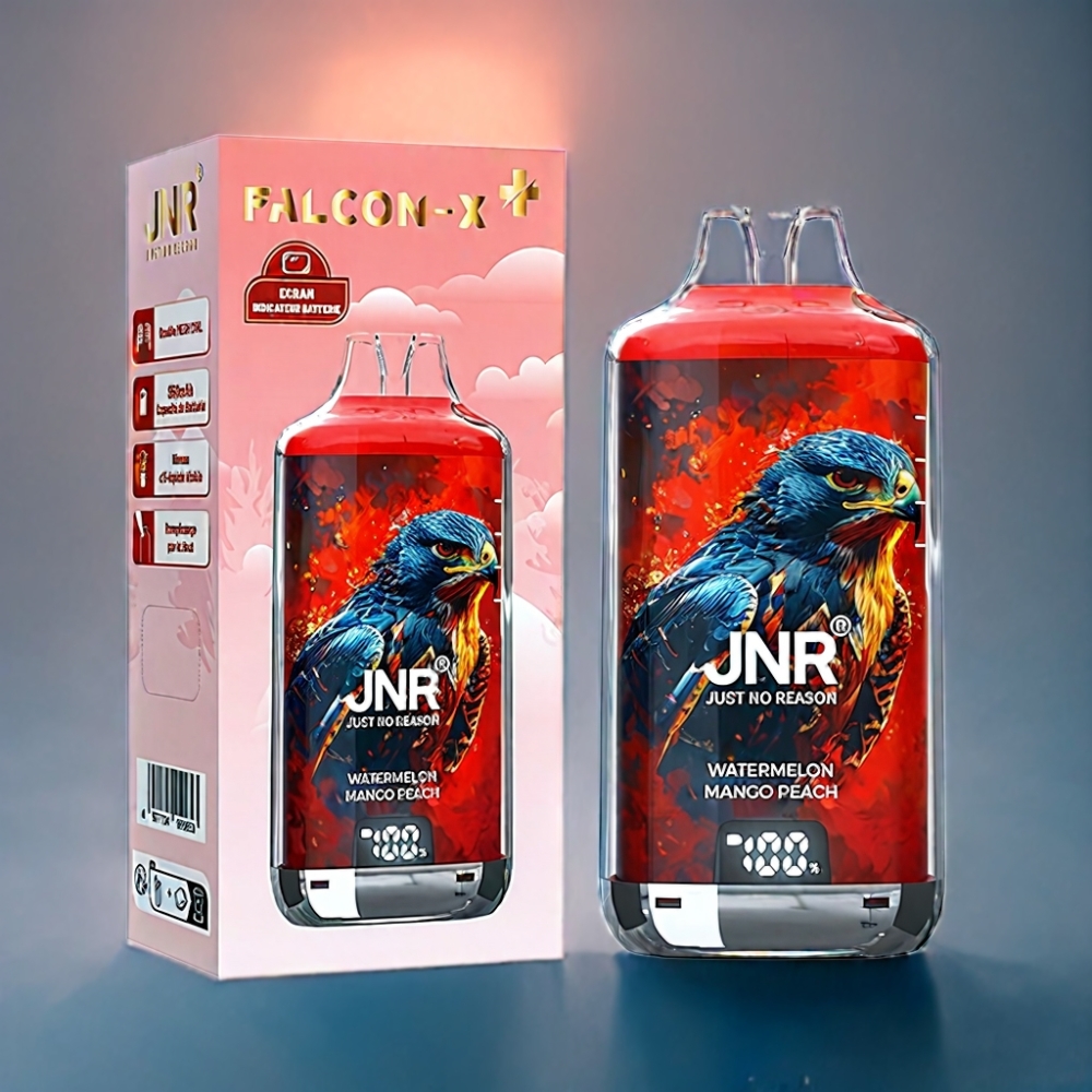 JNR Falcon X⁺ 28000 Puffs Vandmelon Mango Fersken Engros Danmark