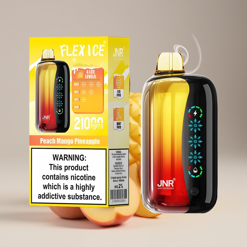 JNR Flex Ice 21000 Puf Engros Danmark Justerbar Luft Til Peach Mango Ananas