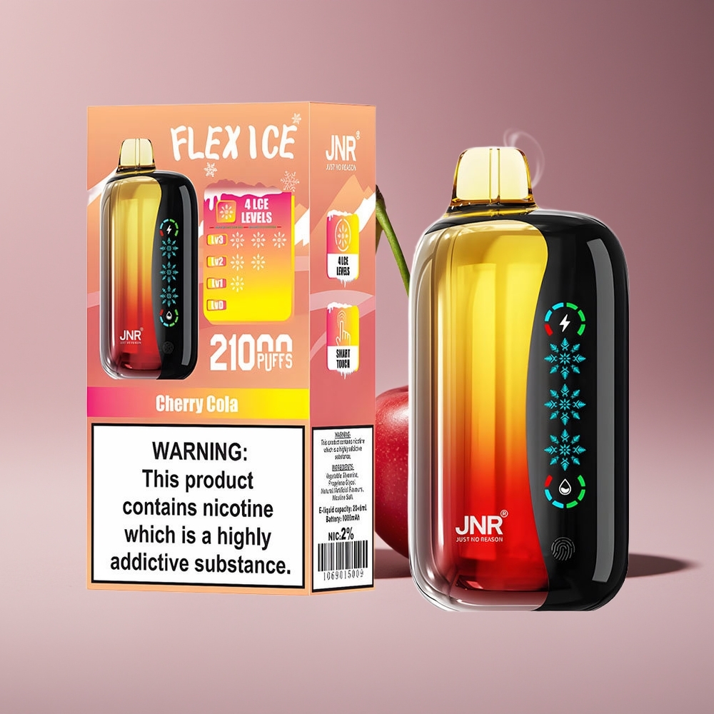 JNR Flex Ice 21000 Puffs Engros Danmark Justerbar Luft Til Cherry Cola