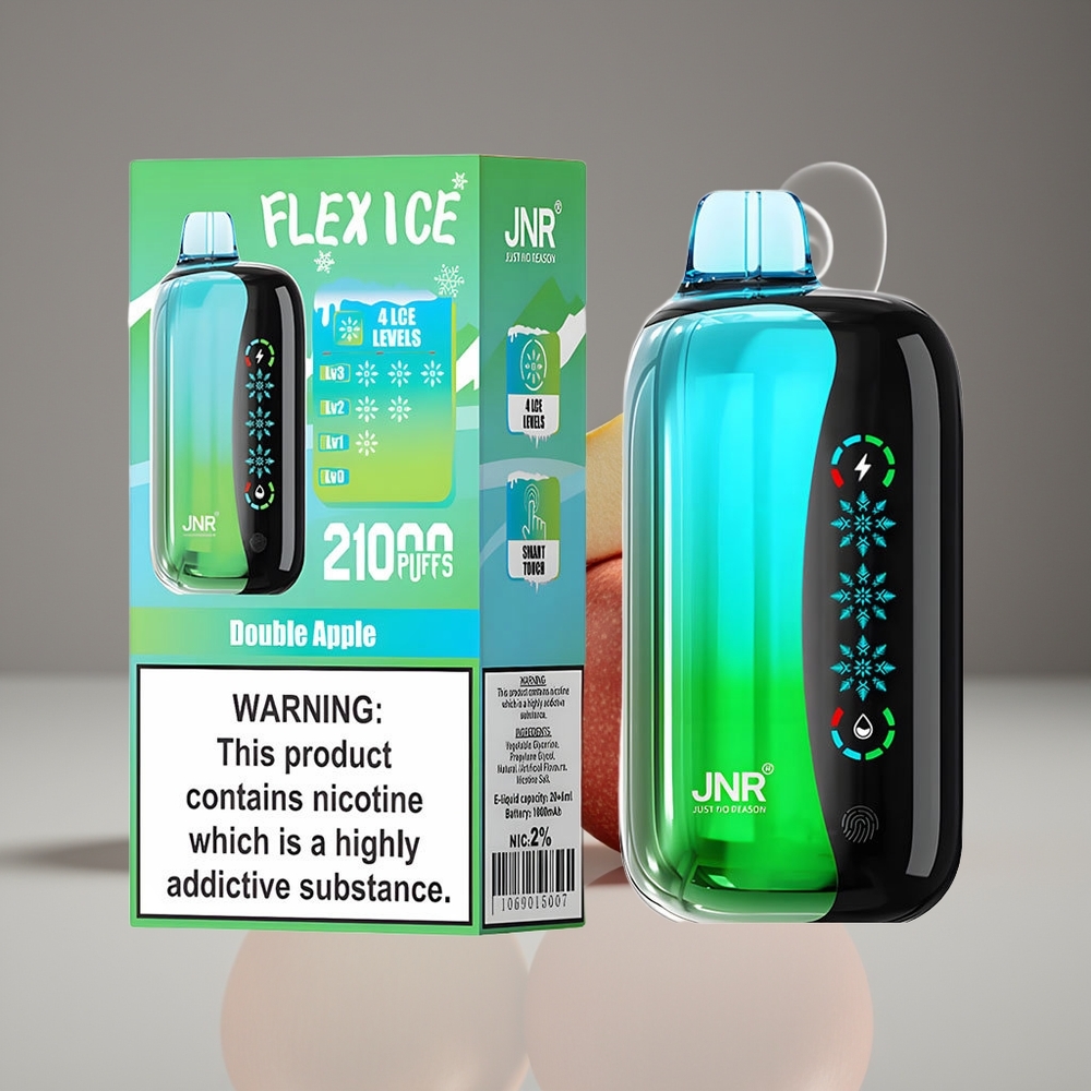 JNR Flex Ice 21000 Pust Engros Danmark Justerbar Is Dobbelt Æble