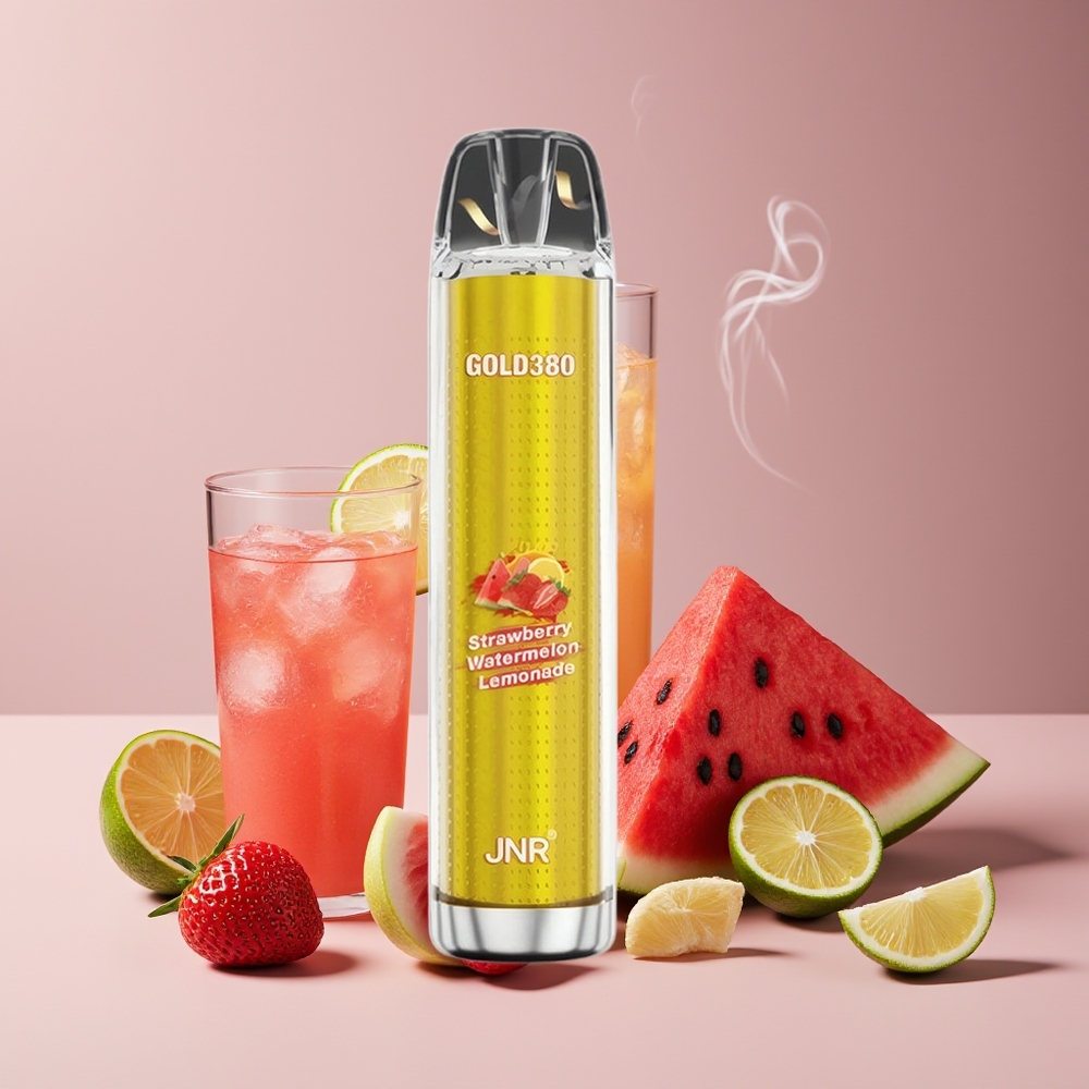 JNR Glod380 6000 Puffs Engros Danmark Jordbær Vandmelon Lemonade 1500mAh