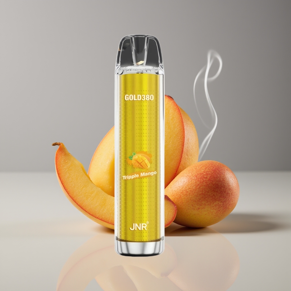 JNR Glod380 6000 Puffs Tre Mundstykker Trippel Mango Engros Danmark