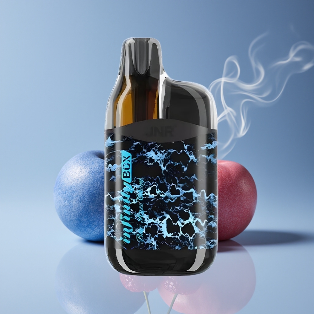 JNR Infinity Box 10700 Puffs Engros Danmark Blå Hindbær-Kirsebær 2200mAh
