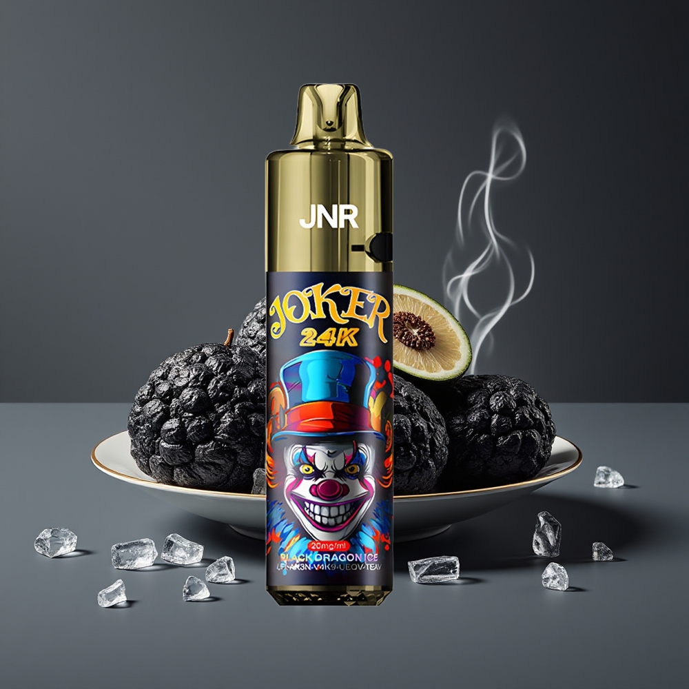 JNR Joker 24K Puffs Engros Danmark 800mAh Sort Drage Is