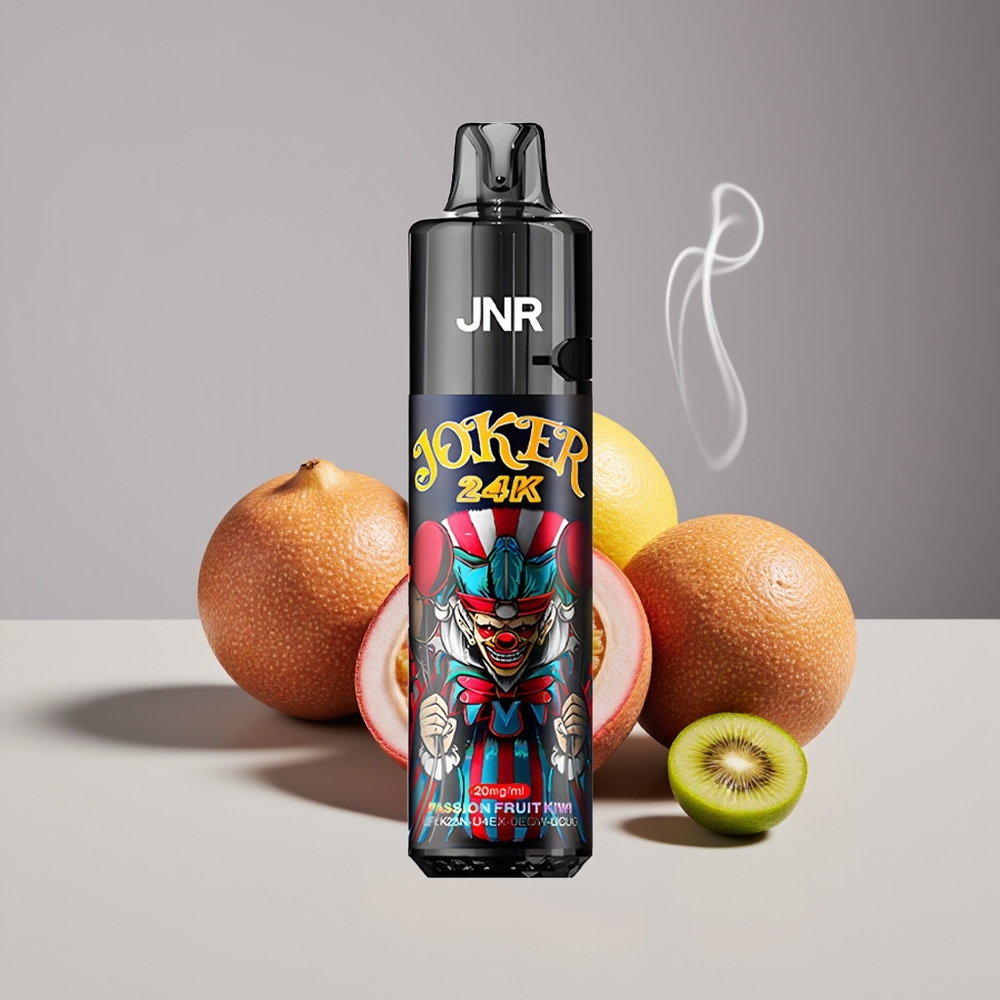 JNR Joker 24K Puffs Engros Danmark Disposable Vape Passionsfrugt Kiwi 2% Nikotin