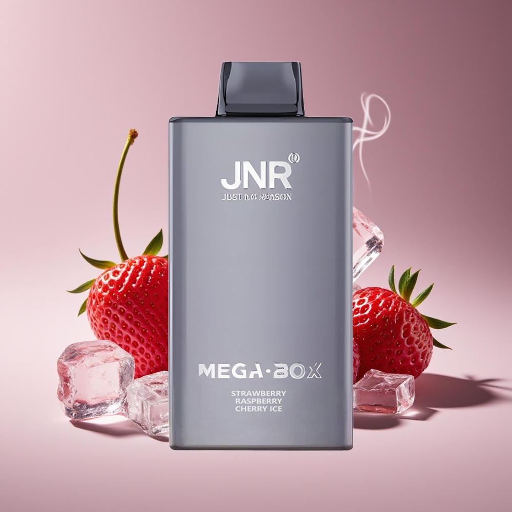 JNR Mega Box 25000 Puffs Engros Danmark 30ml E-liquid Bær Is