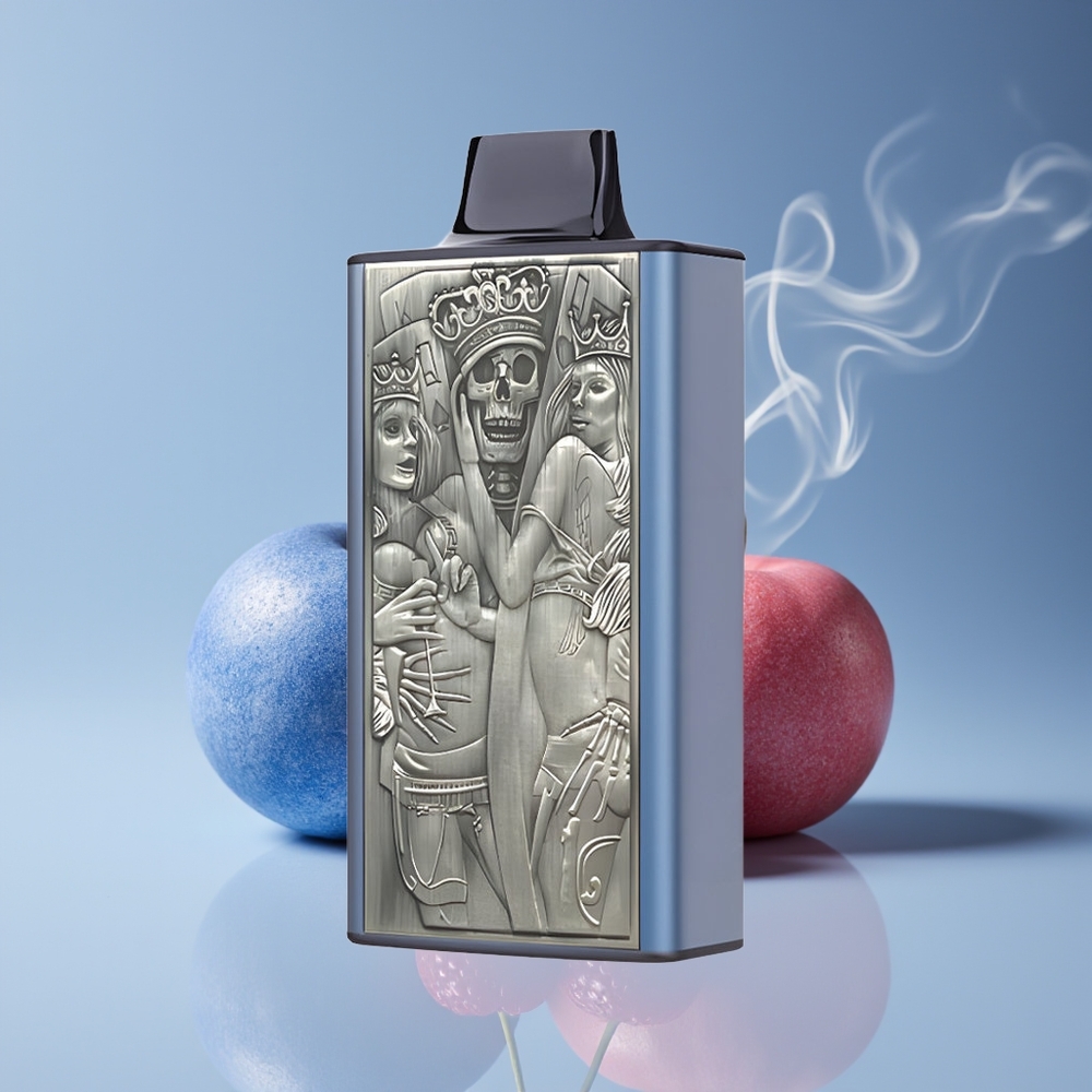 JNR Mega Box 25000 Puffs Engros Danmark 850mAh Blå Hindbær Kirsebær