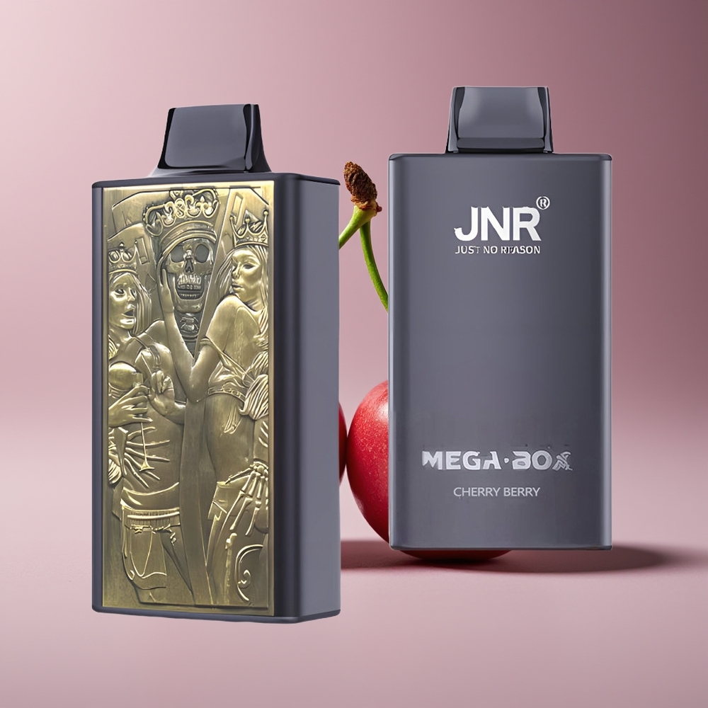 JNR Mega Box 25000 Puffs Engros Danmark Bær Kirsebær 30ml E-liquid