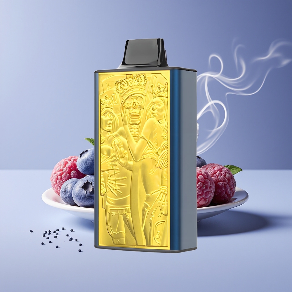 JNR Mega Box 25000 Puffs Engros Danmark Bærbar Vape Blåbær Is Type-C Hurtigopladning