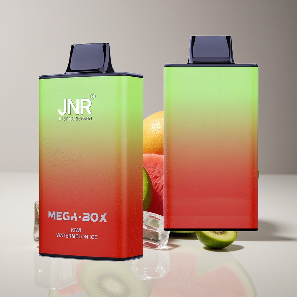 JNR Mega Box 25000 Puffs Engros Danmark Disposable Vape Kiwi Vandmelon Is 850mAh