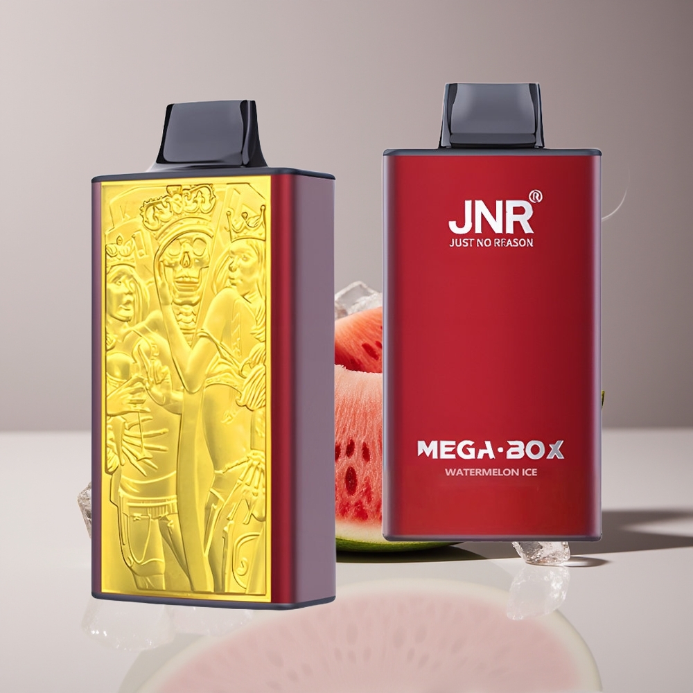 JNR Mega Box 25000 Puffs Engros Danmark Vandmelon Is Dual Mesh Coil