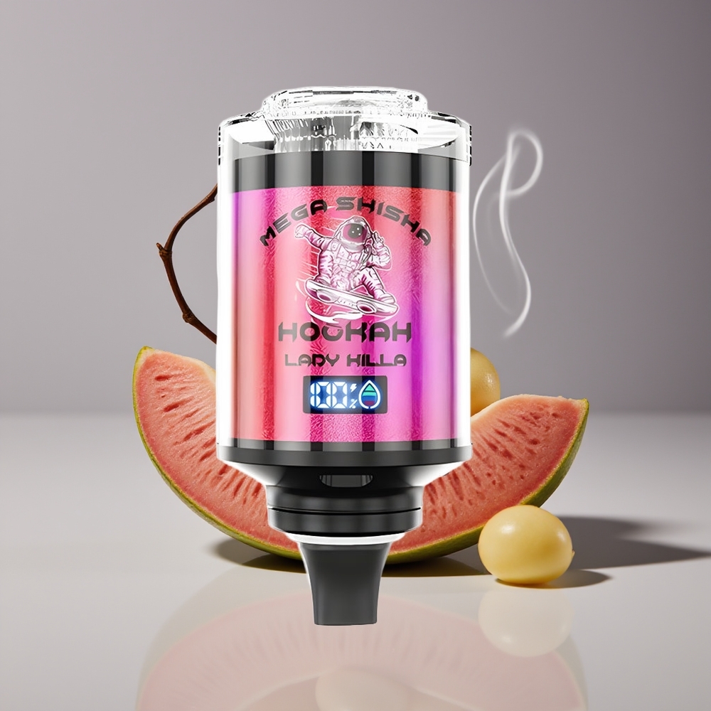 JNR Mega Shisha Hookah 100K 2200mAh Engros Danmark Lady Killa