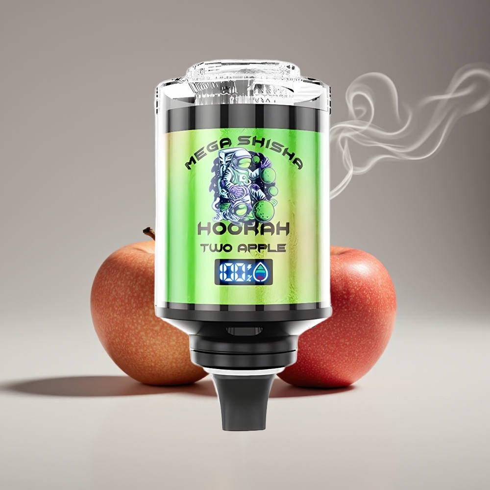 JNR Mega Shisha Hookah 100K 2 Apple 2200mAh Engros Danmark