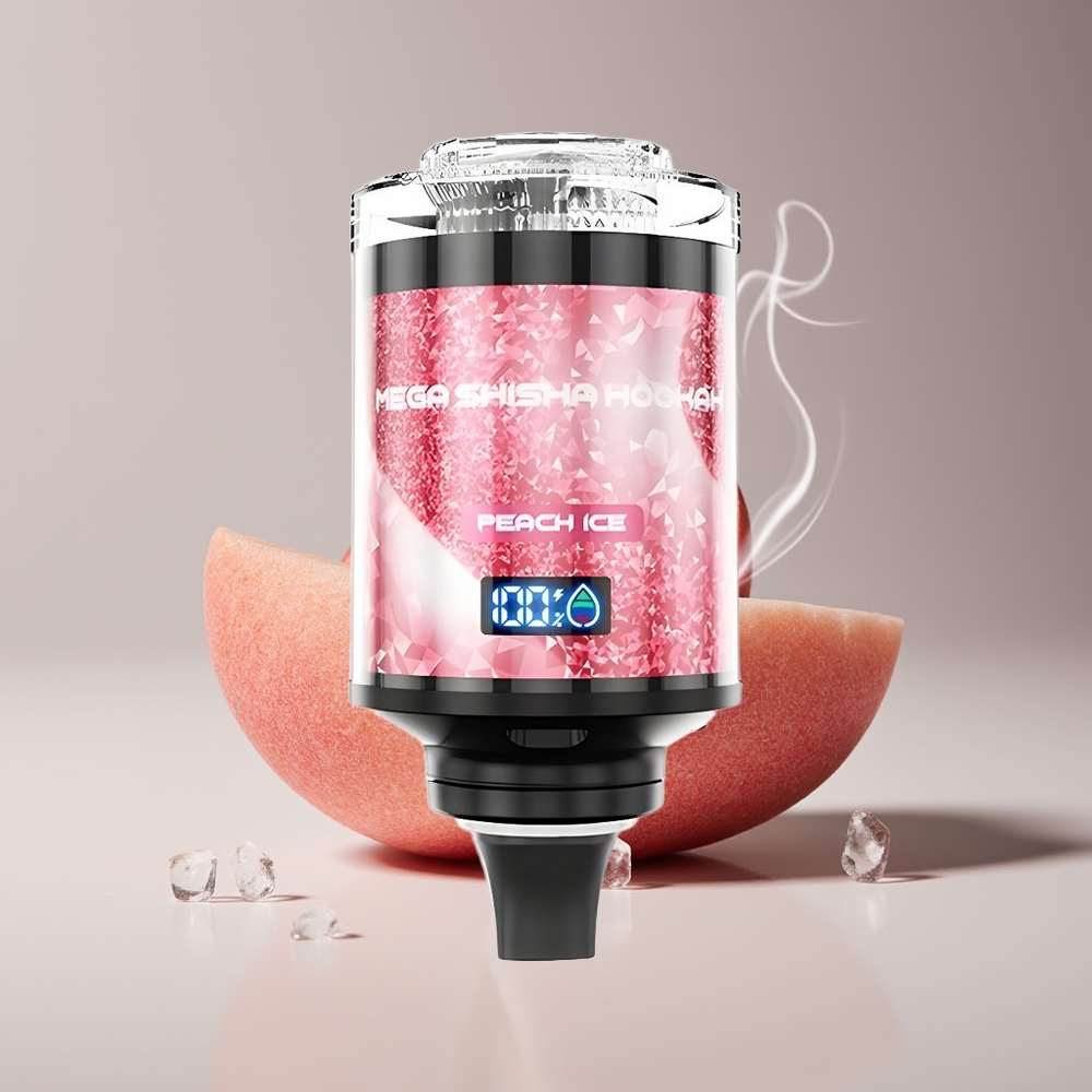 JNR Mega Shisha Hookah 100K Fersken Is Engros Danmark