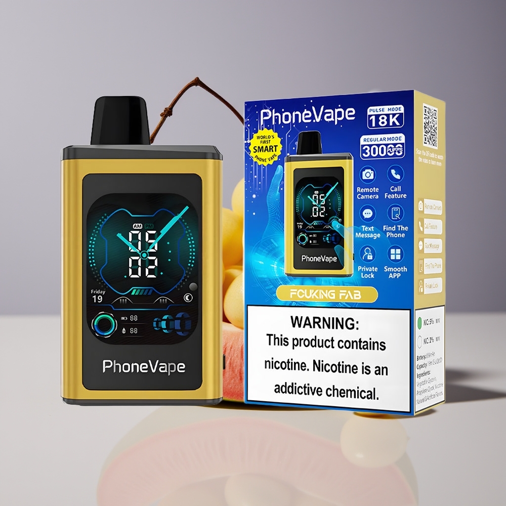 JNR PhoneVape 30000 puff Engros Danmark Disposable Vape Fucking Fab Turbo Mode