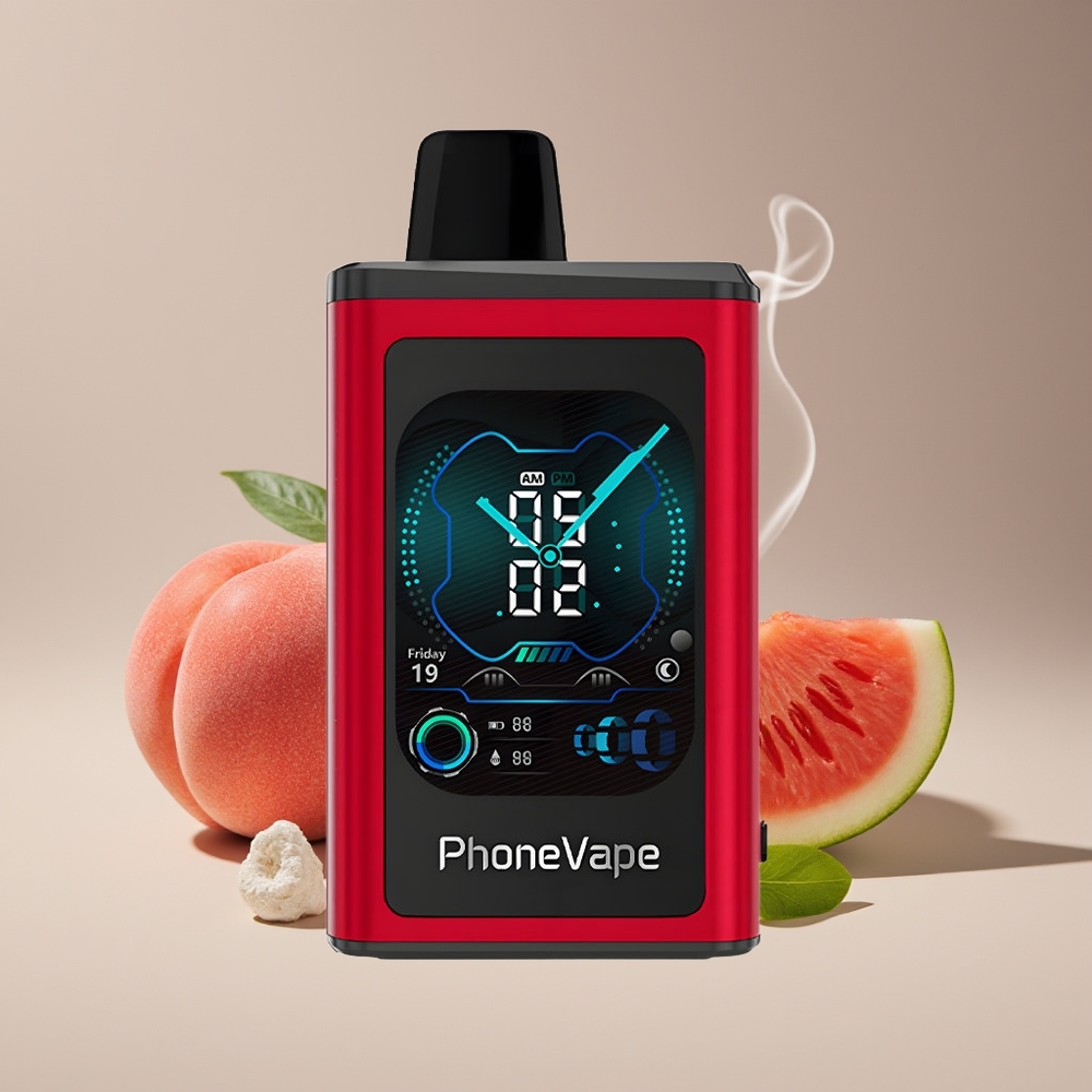 JNR PhoneVape 30000 puffs Engros Danmark Disposable Fersken Mango Vandmelon Type-C