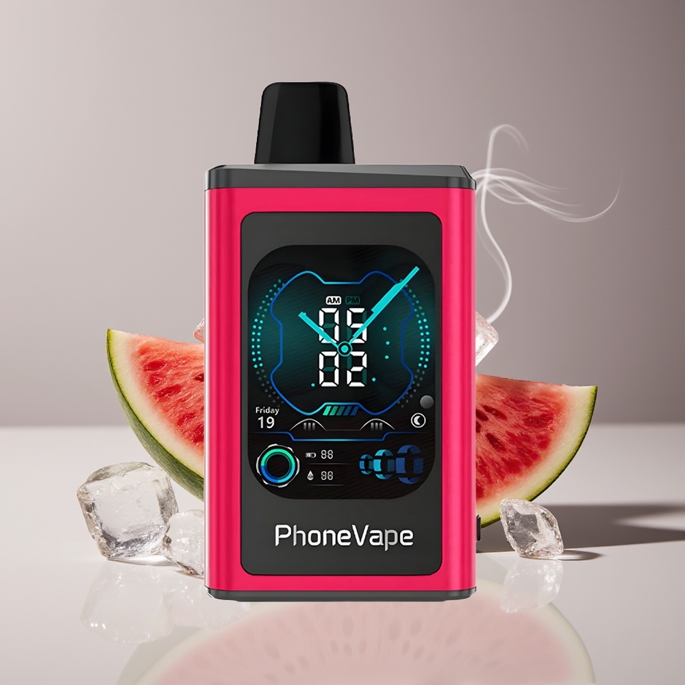 JNR PhoneVape 30000 puffs Engros Danmark Vandmelon Is Type-C Opladningsbar