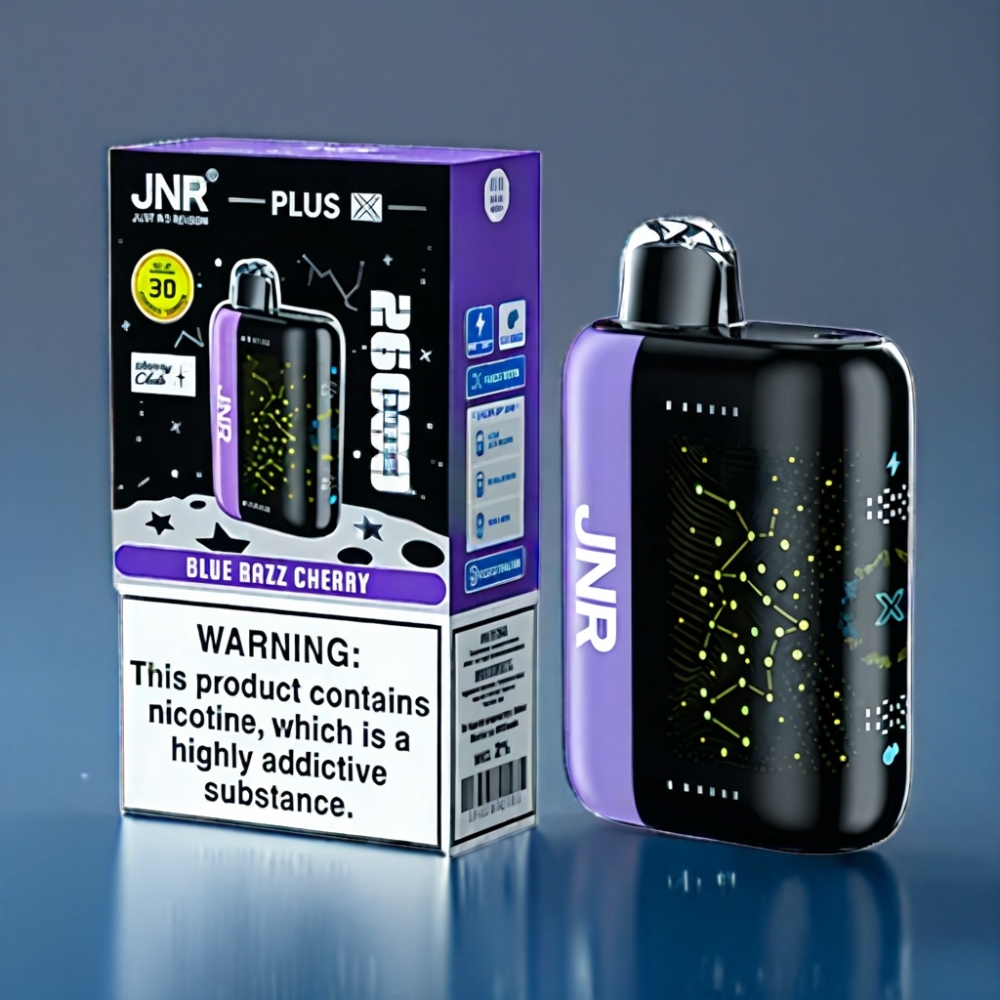JNR Plus-X 26000 Puffs Blå Brzz Kirsebær 850 mAh Engros Danmark