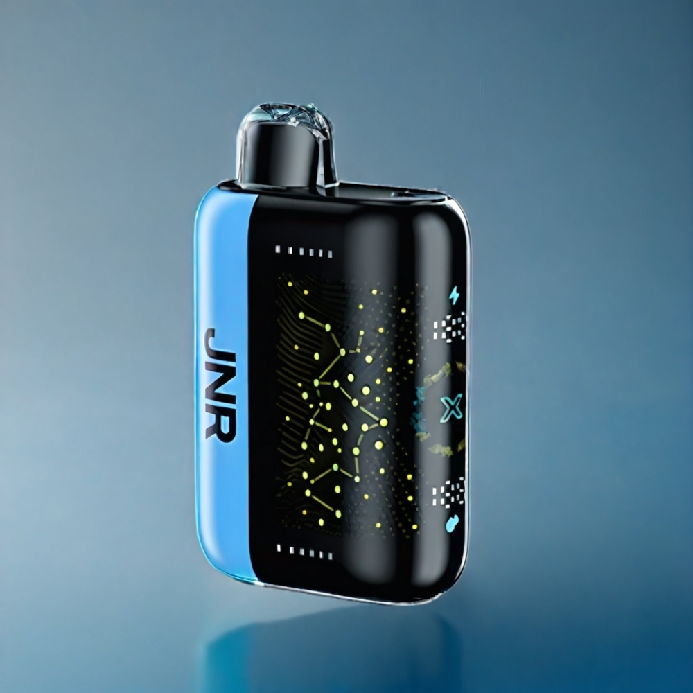 JNR Plus-X 26000 Puffs Blå Hindbær Is med 3D Buet Skærm Engros Danmark