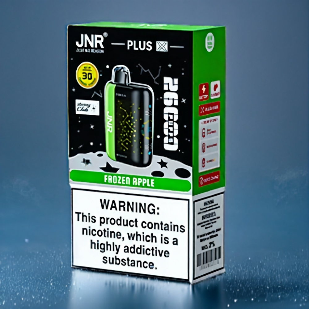 JNR Plus-X 26000 Puffs Frosset Æble Type-C Quick Charge Engros Danmark
