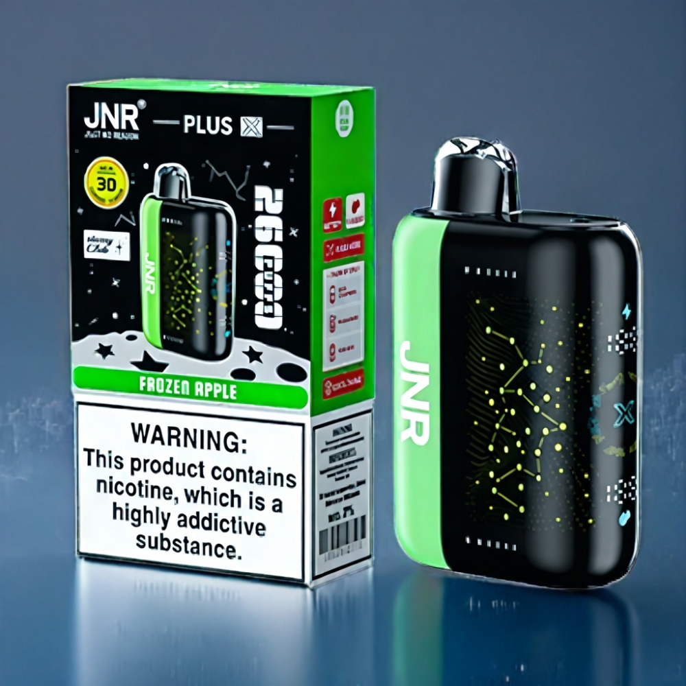 JNR Plus-X 26000 Puffs Frosset Æble Type-C Quick Charge Engros Danmark