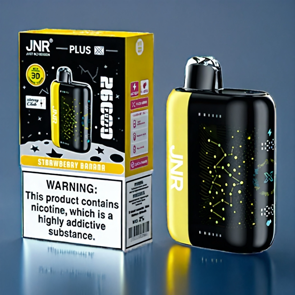 JNR Plus-X 26000 Puffs Jordbær Banan 850 mAh Engros Danmark